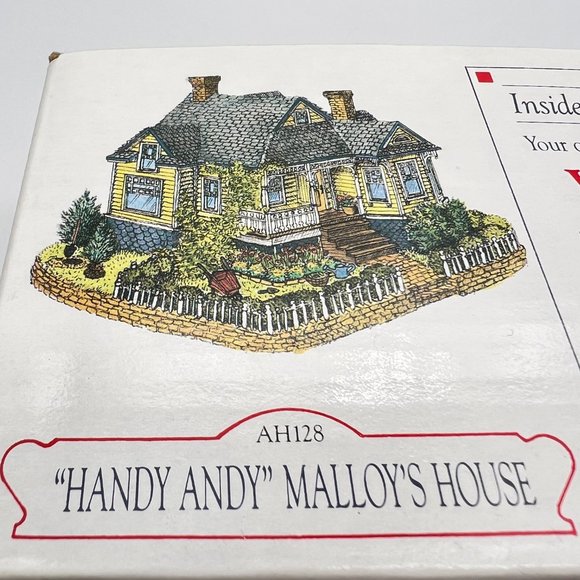 Liberty Falls HANDY ANDY MALLOYS Village HOUSE AH128 Americana Collection NEW - Picture 3 of 9